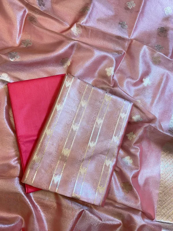 Dark_Pink_Tissue_Silk_Zari_Stripe_Banarasi_3_pcs_Suit_Set_1100SKL_TSU1