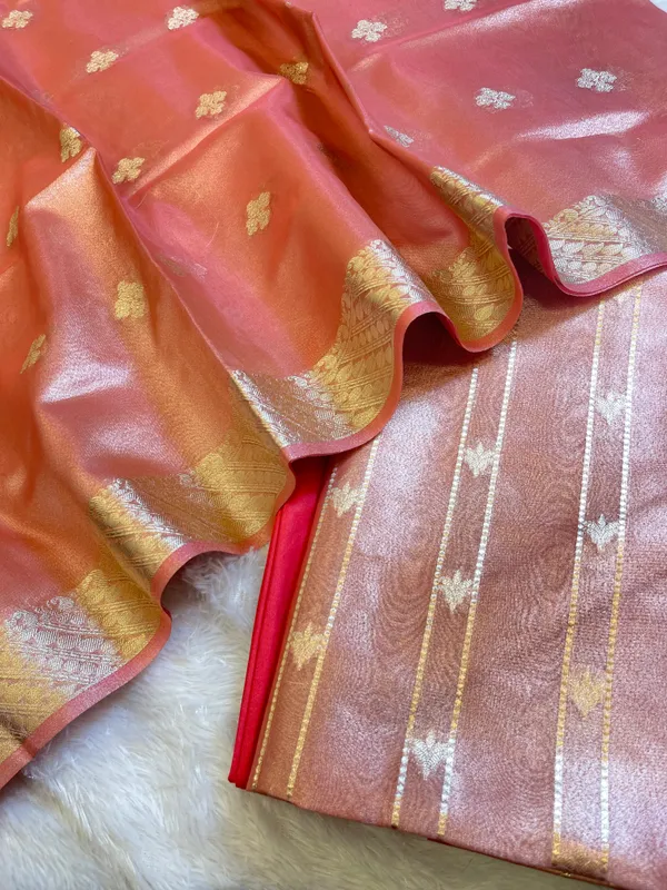 Dark_Pink_Tissue_Silk_Zari_Stripe_Banarasi_3_pcs_Suit_Set_1100SKL_TSU1