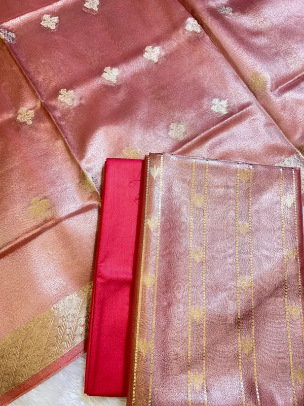 Dark_Pink_Tissue_Silk_Zari_Stripe_Banarasi_3_pcs_Suit_Set_1100SKL_TSU1