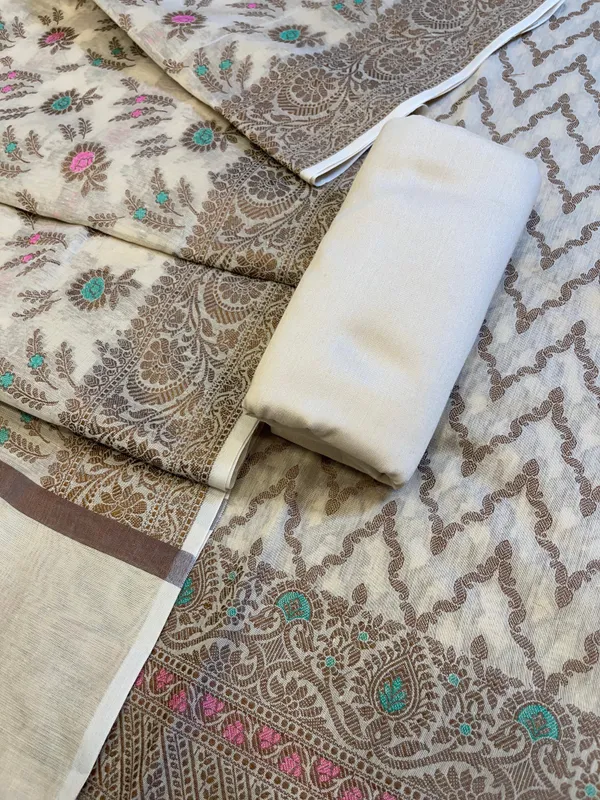 Beige_Cotton_Resham_Zari_Zig-Zag_Banarasi_Suit_625SHL_CT27
