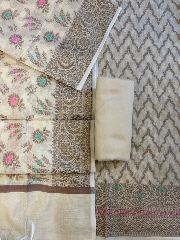 Beige_Cotton_Resham_Zari_Zig-Zag_Banarasi_Suit_625SHL_CT27