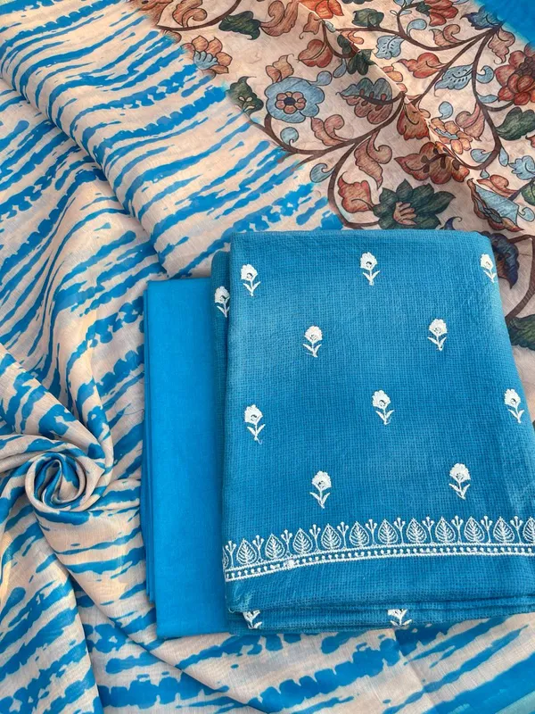 Blue_Kota_Check_Embroidery_Resham_Booti_with_Digital_Print_Dupatta_1100SKL_MKC2