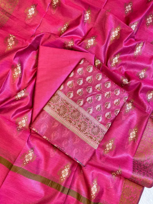 Magenta_Cotton_Floral_Resham_Mina_Booti_Banarasi_3_pcs_Suit_Set_700AJ_CT3