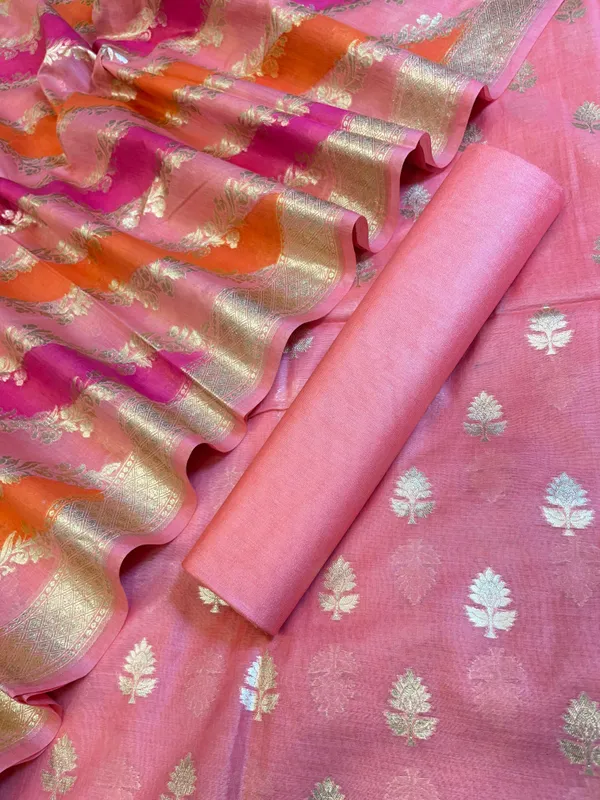 Peach_Pure_Cotton_Lorex_weave_Zari_Booti_Banarasi_Suit_1300IM_PCL1