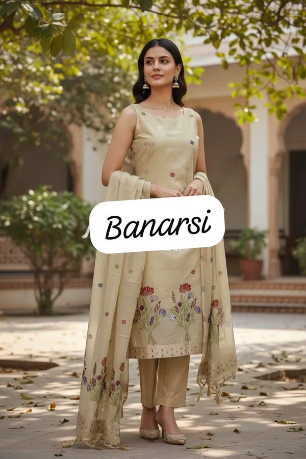 Beige_Cotton_Silk_Jamdani_weave_Banarasi_Suit_with_Jamdani_Print_Dupatta_650SKL_JM31