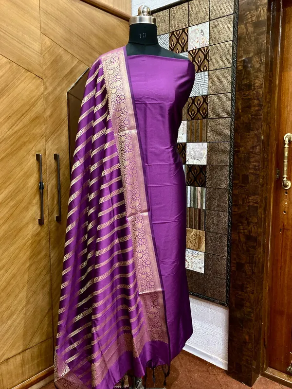 Royal_Purple_Katan_Silk_Plain_Banarasi_Suit_with_Stripe_Zari_Dupatta_625SKL_KP1