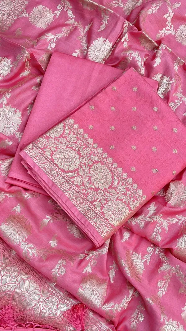Coral_Peach_Viscose_Silk_Banarasi_Suit_with_Zari_Chunri_Booti_&_Floral_Jaal_Dupatta_1050BFS_SV5