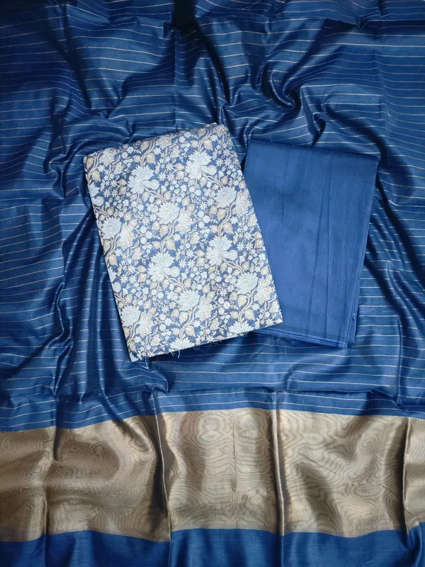 Navy_Blue_Silk_Brocade_Resham_Zari_Banarasi_Suit_with_Cotton_Stripe_Zari_Dupatta_600SKL_MB7