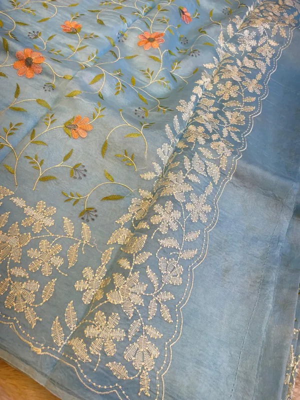 Pure_Handloom_Light_Blue_Kora_Organza_Resham_Minakari_Jaal_Embroidered_Border_Banarasi_Saree_480AJ_ME7