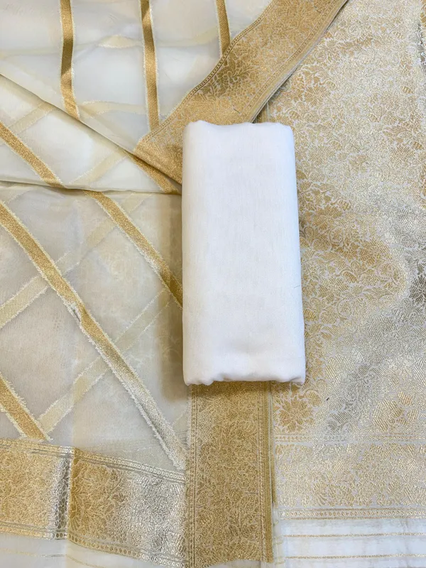 White_Pure_Cotton_Dyable_Light_Gold_Zari_Brocade_Banarasi_Suit_1425AJ_PCZB1