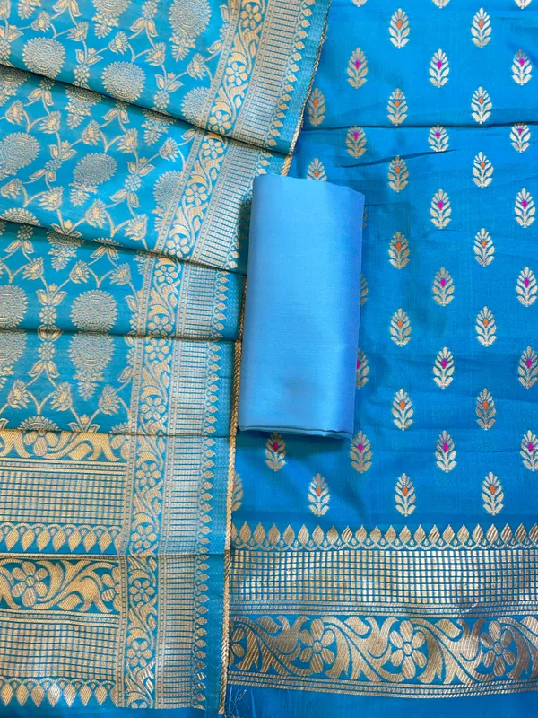Sky_Blue_Butter_Silk_Zari_Mina_Booti_Banarasi_3_pcs_Suit_Set_600SKL_BS14