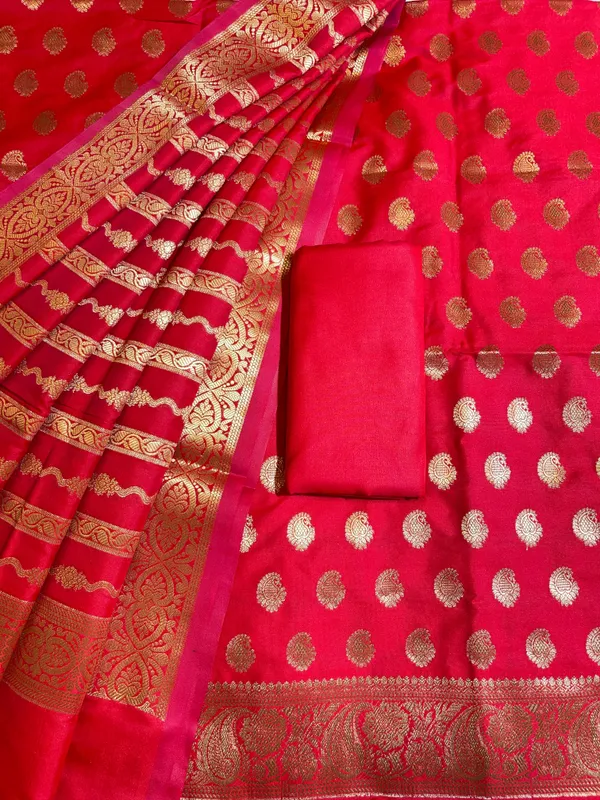Red_Semi_Katan_Silk_Banarasi_3_pcs_Suit_Set_750SHL_SK18