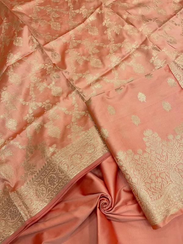Peach_Semi_Katan_Silk_Handloom_Banarasi_3_pcs_Suit_Set_MUB_SK66