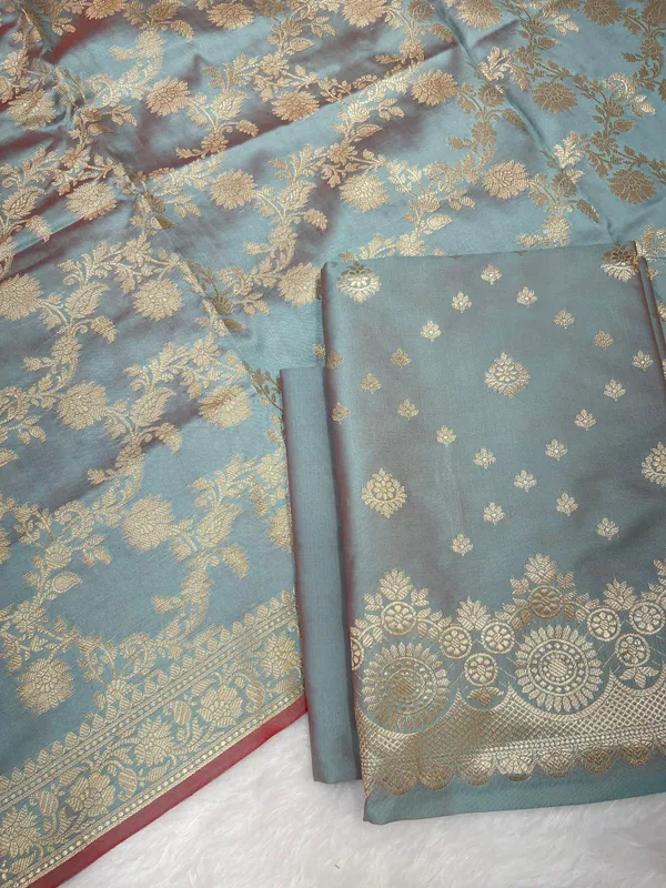 Seagreen_Semi_Katan_Silk_Handloom_Banarasi_3_pcs_Suit_Set_MUB_SK90