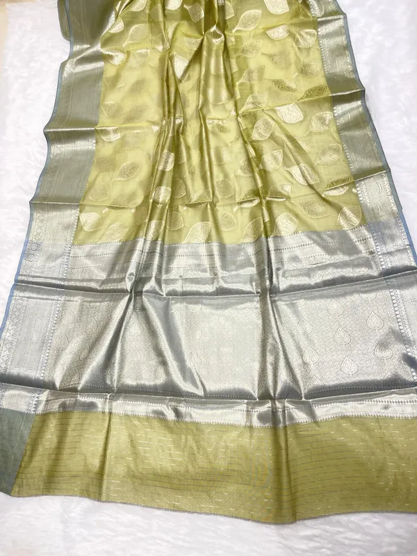 Mehndi_Green_Cotton_Leaf_Water_Zari_Booti_Banarasi_Saree_JVC_6