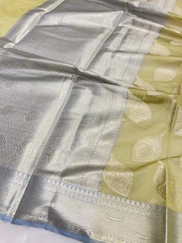 Mehndi_Green_Cotton_Leaf_Water_Zari_Booti_Banarasi_Saree_JVC_6