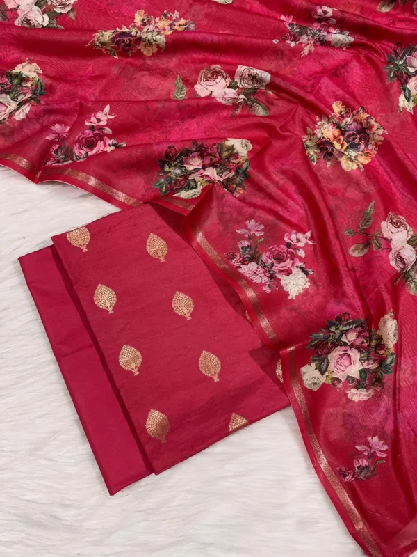 Dark_Pink_Pure_Mercerise_Floral_Zari_Booti_Banarasi_Suit_with_Digital_Print_Dupatta_1000SKL_MSD4