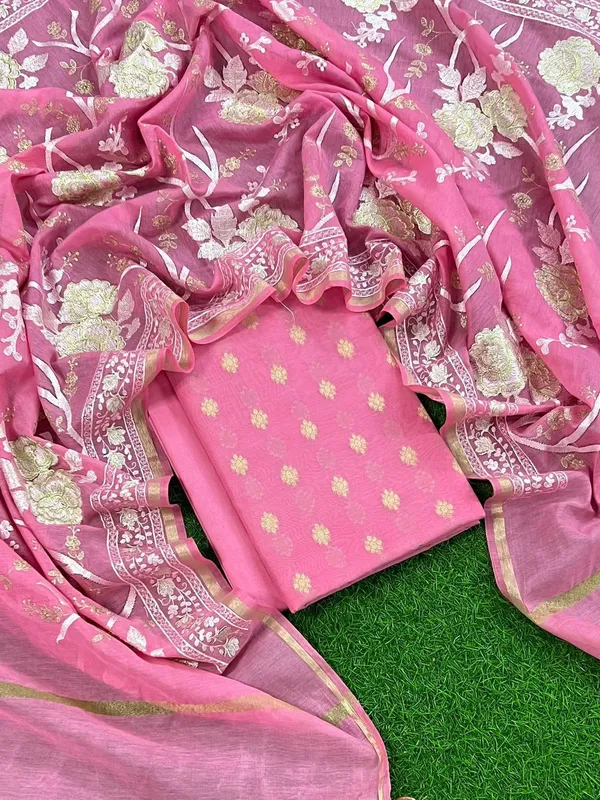 Pure_Mercerized_Baby_Pink_Floral_Booti_Banarasi_Suit_with_Heavy_Thread_work_Jaal_Dupatta_1250SKL_PME1