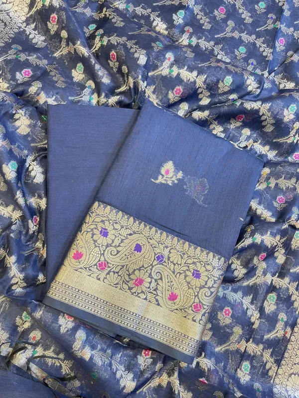 Navy_Blue_Cotton_Resham_Mina_Floral_Booti_Paisley_Mina_Border_Banarasi_Suit_625SHL_CT26
