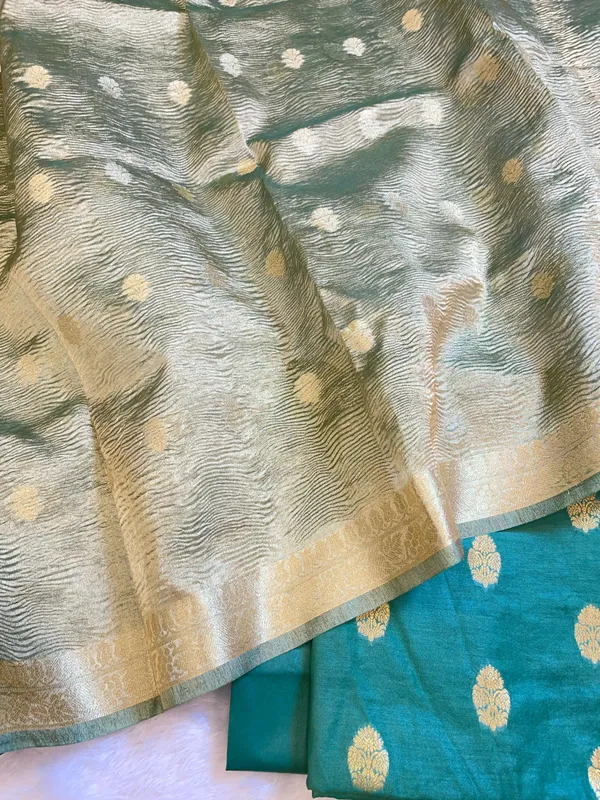 Sea_Green_Pure_Mercerise_Silk_Banarasi_3_pcs_Suit_Set_with_Crush_Tissue_Dupatta_1000SKL_PM11