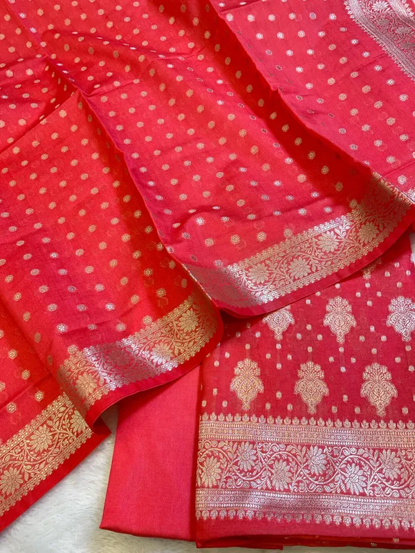 Pink_Georgette_Silver_Zari_Banarasi_3_pcs_Suit_Set_1200SKL_GE5