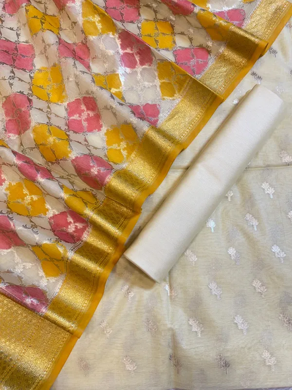 Off_white_Pure_Cotton_Lorex_weave_Dual_Zari_Booti_Banarasi_Suit_1300IM_PCL13