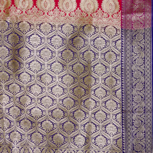 Humairah_Presents_Pink_Satin_Silk_Saree_With_Blouse_Piece(JA14)