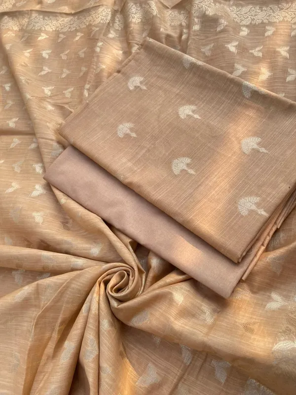 Brown_Cotton_Linen_Floral_Zari_Booti_Banarasi_Suit_with_Patti_Booti_Dupatta_120DAN_CL5