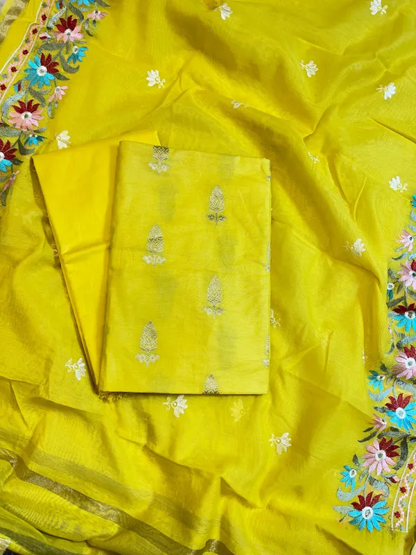 Yellow_Mescrize_Cotton_Banarasi_3_pcs_Suit_Set_with_Resham_Embroidery_Dupatta_1100SKL_ME2