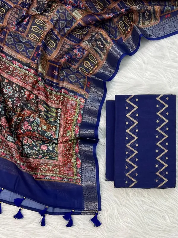 Navy_Blue_Mercerised_Zari_Zig-Zag_Chanderi_Silk_Banarasi_Suit_with_Digital_Print_Zari_Border_10SKL_MC6