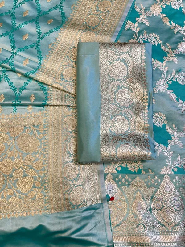 Seagreen_Mashru_Silk_Floral_Rangkaat_Floral_Zari_Jaal_Banarasi_3_pcs_Suit_Set_26AJ_MSR2