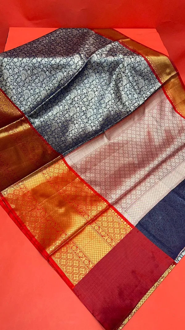 Blue_Kanchi_Silk/Brocade_Banarasi_Sarees_For_Women_GEBW13