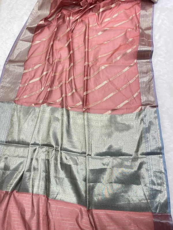 Rust_Red_Cotton_Water_Zari_Stripe_Banarasi_Saree_JVC_17