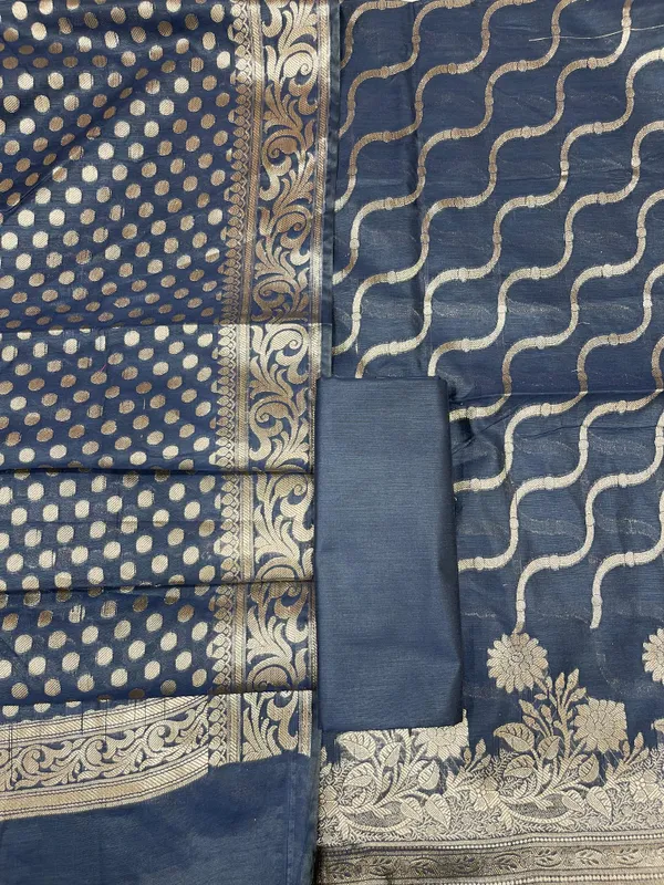 Navy_Blue_Cotton_Silk_Lehariya_Banarasi_3_pcs_Suit_Set_675JVC_101