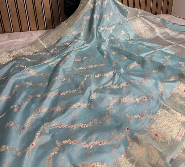 Light_Blue_Semi_Chiniya_Silk_Meenakari_Aada_Zari_Jaal_Zari_Border_Banarasi_Saree_115AM_SC8
