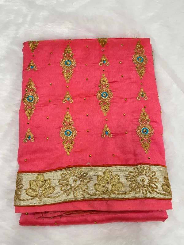 Pink_Cotton_Blend_Zari_Embroidery_Banarasi_Saree_600KS_10
