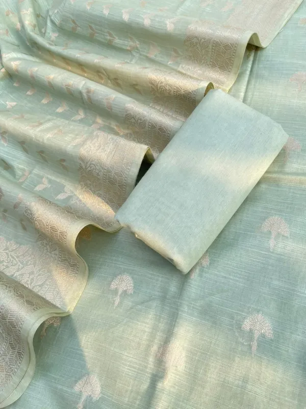 Pista_Green_Cotton_Linen_Floral_Zari_Booti_Banarasi_Suit_with_Patti_Booti_Dupatta_120DAN_CL8