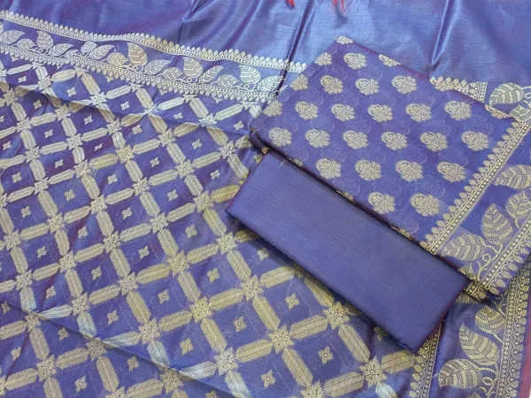 Violet_Blue_Cotton_Blend_Floral_Zari_Booti_with_Zig-Zag_Zari_Jaal_Dupatta_Banarasi_Suit_65SHL_PV6