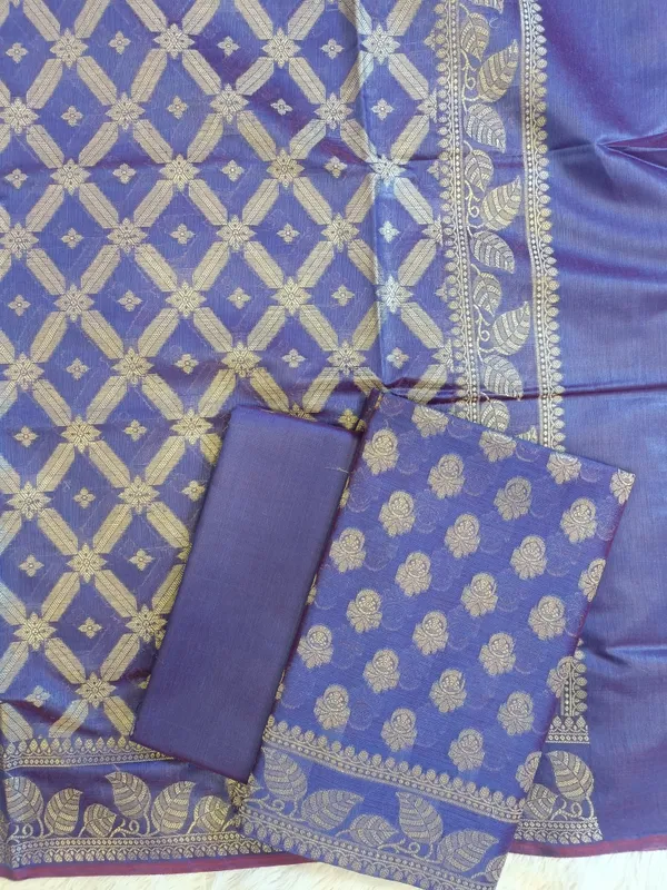 Violet_Blue_Cotton_Blend_Floral_Zari_Booti_with_Zig-Zag_Zari_Jaal_Dupatta_Banarasi_Suit_65SHL_PV6