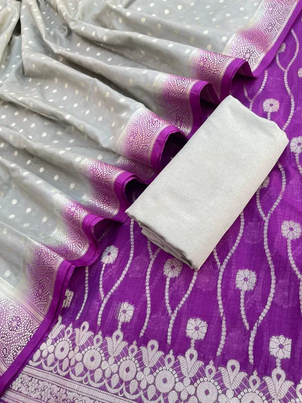Purple_Chiffon_Georgette_Banarasi_Suit_with_Contrast_Border_Zari_Booti_Grey_Dupatta_1250DAN_CF3