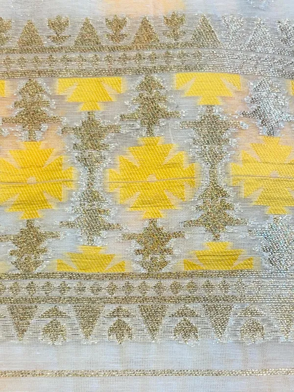 White_Pure_Cotton_Dyable_Floral_Gold_Minakari_Zari_Booti_Banarasi_Suit_160AJ_PCTN12