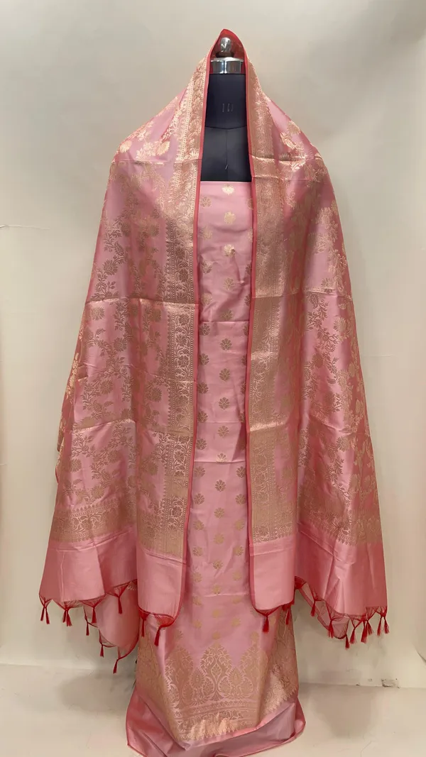 Pink_Semi_Katan_Silk_Handloom_Banarasi_3_pcs_Suit_Set_MUB_SK71
