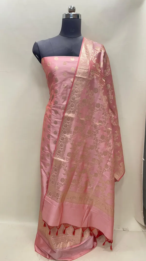 Pink_Semi_Katan_Silk_Handloom_Banarasi_3_pcs_Suit_Set_MUB_SK71