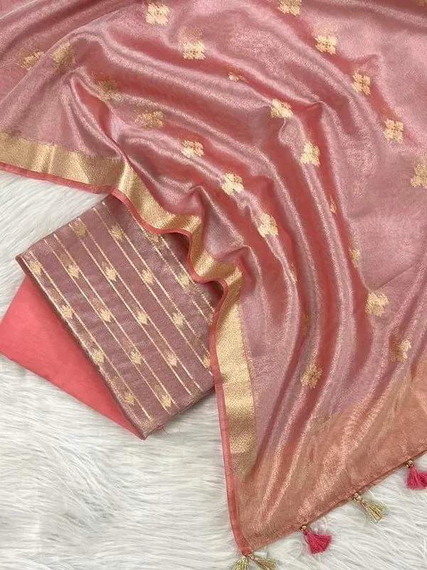Pink_Tissue_Silk_Stripe_Zari_Neck_Banarasi_Suit_With_Zari_Border_Crush_Dupatta_Skl_Tsu18