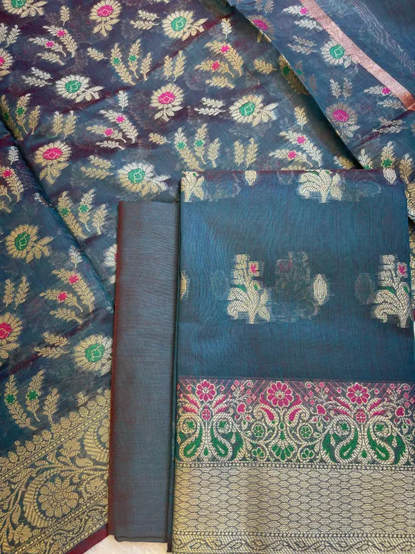 Navy_Blue_Cotton_Resham_Mina_Floral_Boota_Paisley_Border_Banarasi_Suit_625SHL_CT34