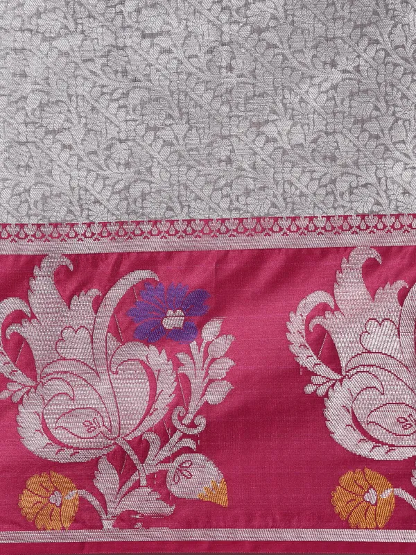 Grey_Kanjeevaram_Banarasi_Sarees_For_Women_GEMA23