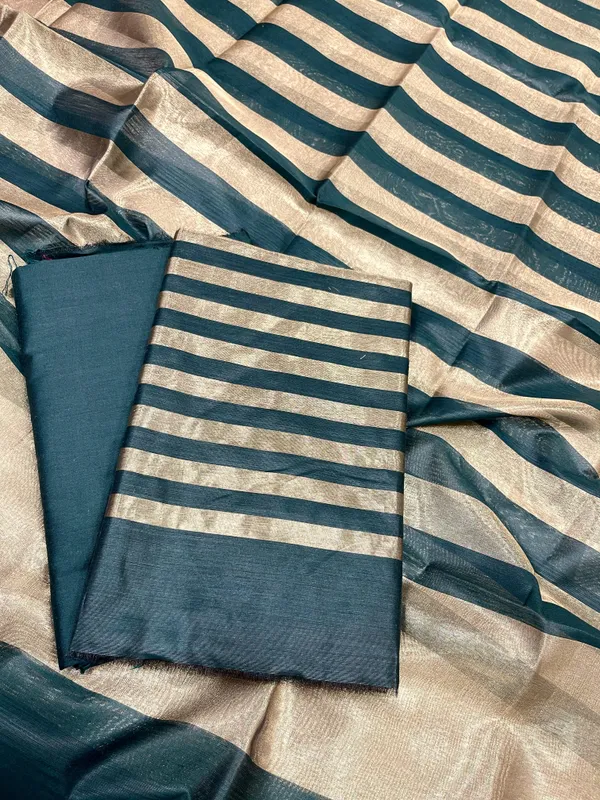 Dark_Green_Cotton_Silk_Banarasi_3_pcs_Suit_Set_650JD_CS5