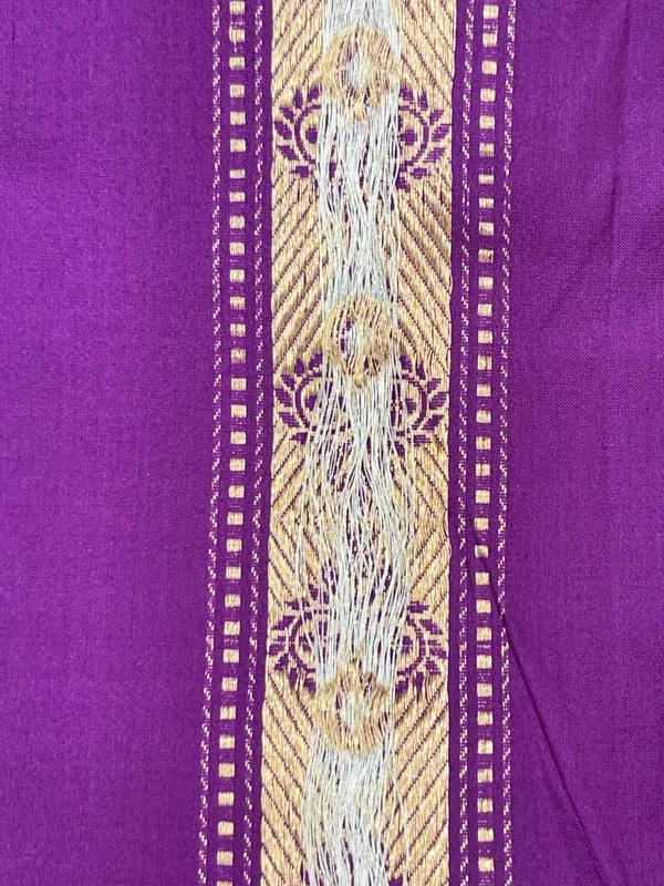 Pure_Handloom_Purple_Katan_Silk_Silver_Zari_Booti_Katan_Silk_Kadhwa_Banarasi_3_pcs_Suit_Set_14000PR_KS7