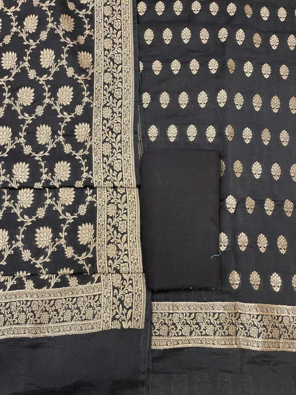 Puresilk_Handloom_Black_Mulberry_Silk_Banarasi_3_pcs_Suit_Set_RHN_MEL2
