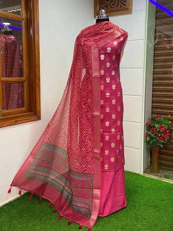 Magenta_Mercerised_Cotton_Lurex_Banarasi_Suit_with_Premium_Chanderi_Silk_Dupatta_1100SKL_PML27